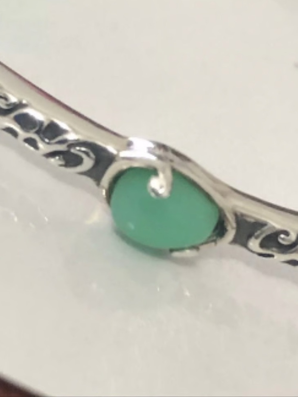Carolyn Pollack Sterling Silver Multi-Stone Bangle Bracelet - Picture 10 of 14
